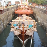 011   Jewel in dry dock ready for inspection