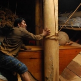 002   Babu Sankaran helps remove the masts