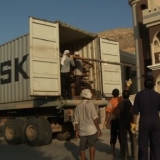 002   First container of planks from Ghana arrives