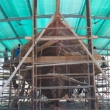 174   The ship at its full height of 21 strakes