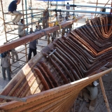 103   Moving the keelson inside the hull