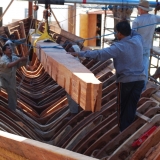 104   Moving the keelson inside the hull