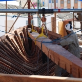 107   Fitting the keelson inside the hull