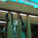 146   Shaping and placing the pillars