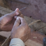 020   A needle for the stitching