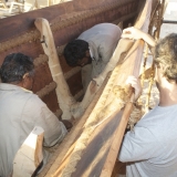 036   The timbers reinforce the hull