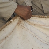 056   Detail of sewing the sails
