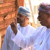 050   HE Abd al-Aziz and Sayyid Badr visit Jewel of Muscat construction site