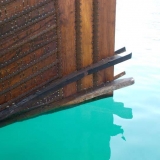 006   With reduced ballast the ship is riding high now