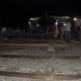 074   A section is lifted for placing in the sea