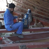 020   Machining the support arms