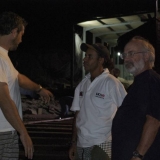 068   Luca Belfioretti, Capt. Saleh al Jabri and Tom Vosmer are pleased