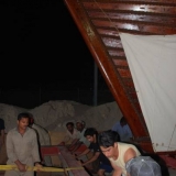 063   Just after midnight the team starts pushing