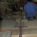 055   All the rails have now been fitted under the ship