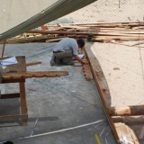 026   Eric Staples, Documentation Manager, measuring a futtock frame