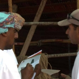 042   Captain Saleh Al Jabri interviewed by the press