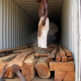 11   Loading the planks into a container