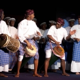 049   A folk troop entertained the guests