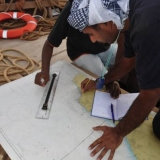 066   Capt Saleh plots the course home
