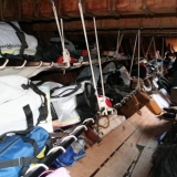 116   It's crowded below with all the crew's gear