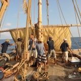 033   The repair complete, Jewel sails on towards Sri Lanka