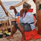 039   Ahmed Al Balushi at the helm