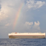 048   Heavy shipping traffic off the Sri Lankan coast