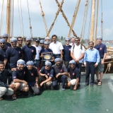 003   The Jewel's crew before their departure for Sri Lanka