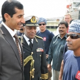 002   Oman's Ambassador to India, and Oman's Military Attache wish Capt Saleh well