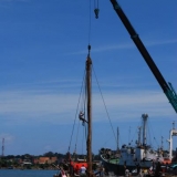 120   Removing the mizzen mast