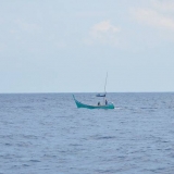 038   Sumatran fishing boats sighted from Jewel