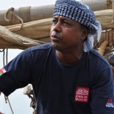 008   Khamis Al Hamdani looks forward to the next leg of the voyage