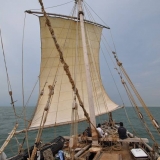 032   Sailing on brisk winds at last