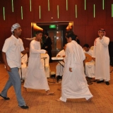108   Yahya Al Faraji joins in a traditional dance