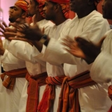 113   The dancers keep the crowds entertained
