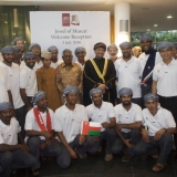 086   Jewel's crew with President Nathan and H.H Sayyid Harib Bin Thuwainy Al-Said