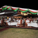 146   Guests gather for a Gala dinner to celebrate the successful completion of the Jewel of Muscat project.