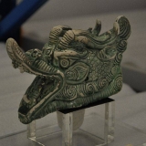 123   The green glaze is distinctive and beautiful