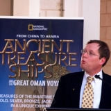 006   Dr Fred Heibert of National Geographic speaks at the opening