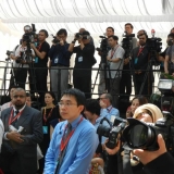 025   The media out in force for the opening