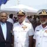 070   Capt. Fernando with Commander of Sri Lanka Navy and Commander Southern Naval Area