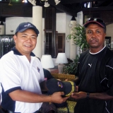 155   Kamis Al Hamdani receives a gift from Captain
